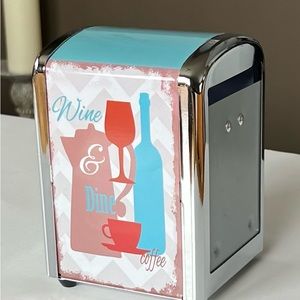 Tablecraft retro diner style metal napkin dispenser, stainless stee for kitchen